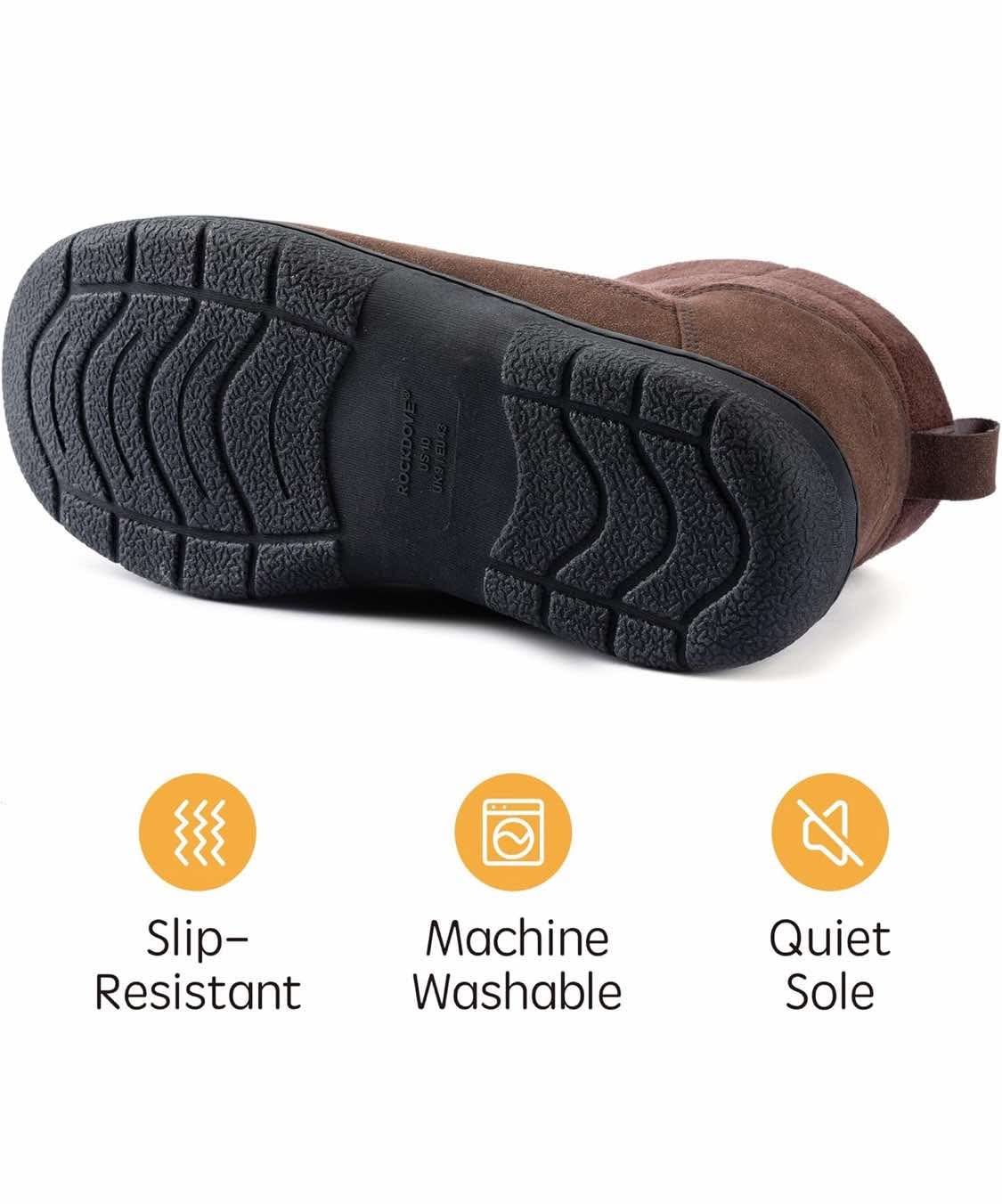 RockDove Men's Fireside Faux Suede Thermal Bootie
