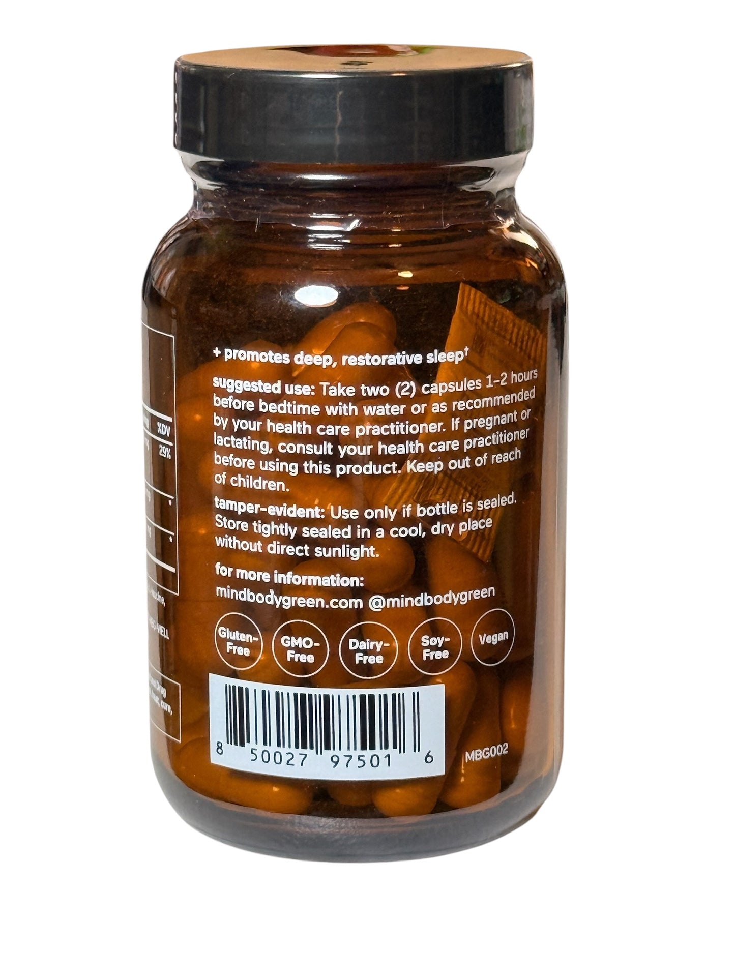 mindbodygreen Sleep Support+ Magnesium Bisglycinate + Jujube 60 Capsules SEALED - Flip It Now