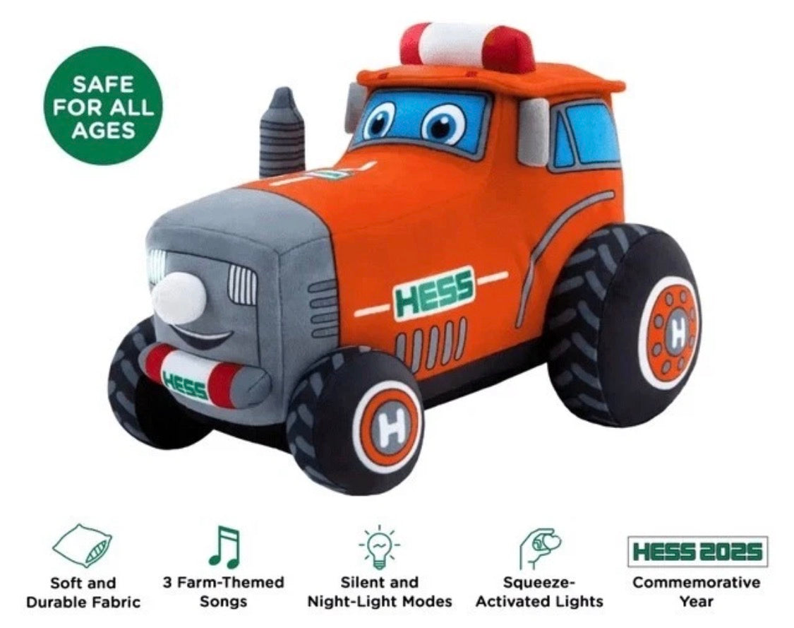 Sealed! 2025 In Box, My Plush Hess Truck, FARM TRACTOR Never Out of Box BRAND NEW