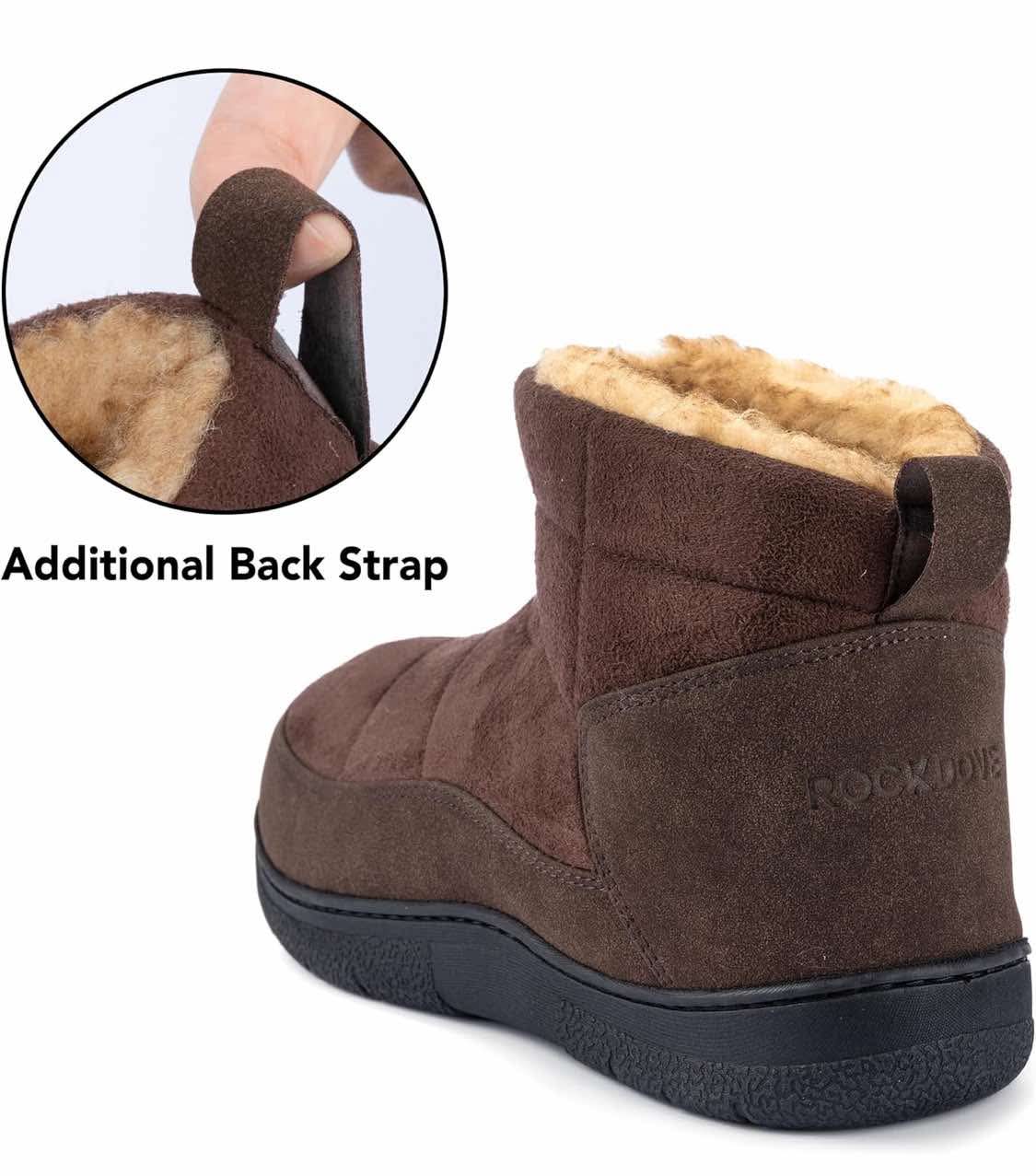 RockDove Men's Fireside Faux Suede Thermal Bootie