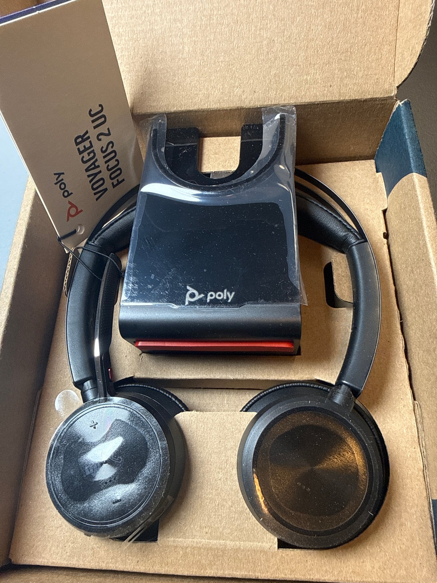 Brand New Poly Voyager Focus 2 Stereo USB-C Headset Active Noise Cancellation
