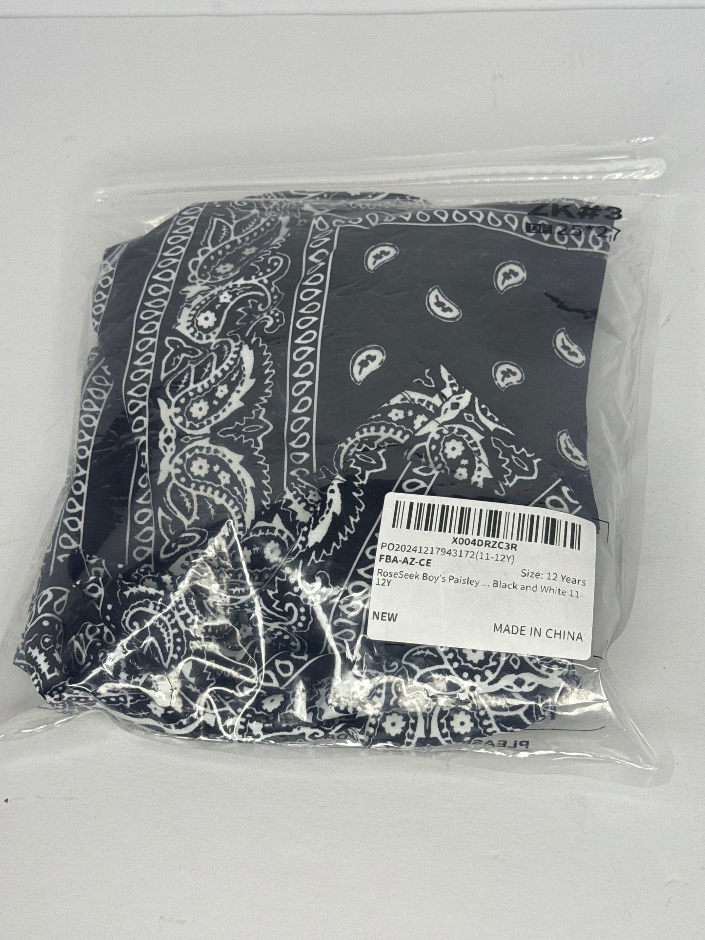 Boys Boho Paisley Print Shorts High Waisted Drawstring Summer Beach Shorts With Pockets Youth Cool Bandana Short - Flip It Now