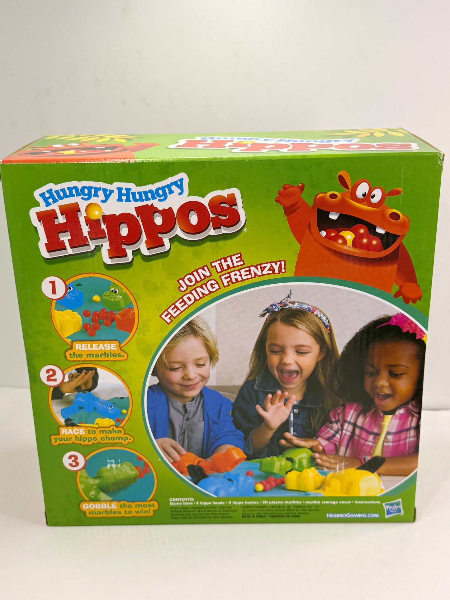 Hungry Hungry Hippos Kids Board Game, Preschool Games for 2-4 Players, Easy to Play Kids Games, Family Board Games for Kids, Kids Gifts, Ages 4 and Up - Flip It Now