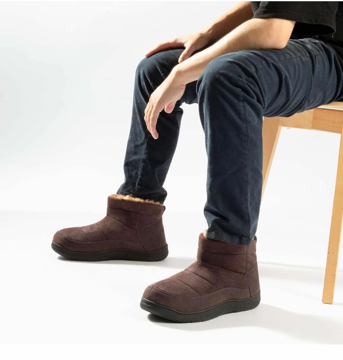 RockDove Men's Fireside Faux Suede Thermal Bootie