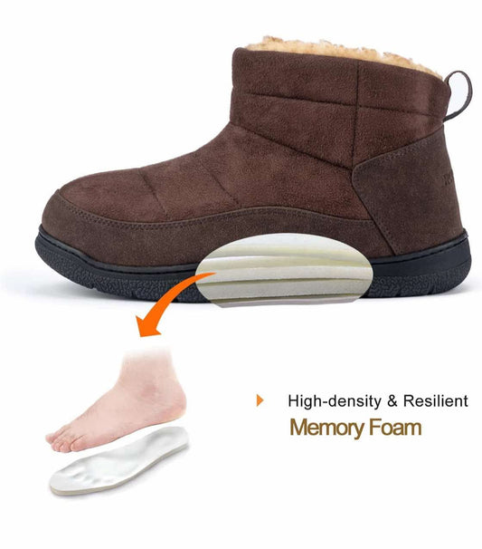 RockDove Men's Fireside Faux Suede Thermal Bootie - Flip It Now