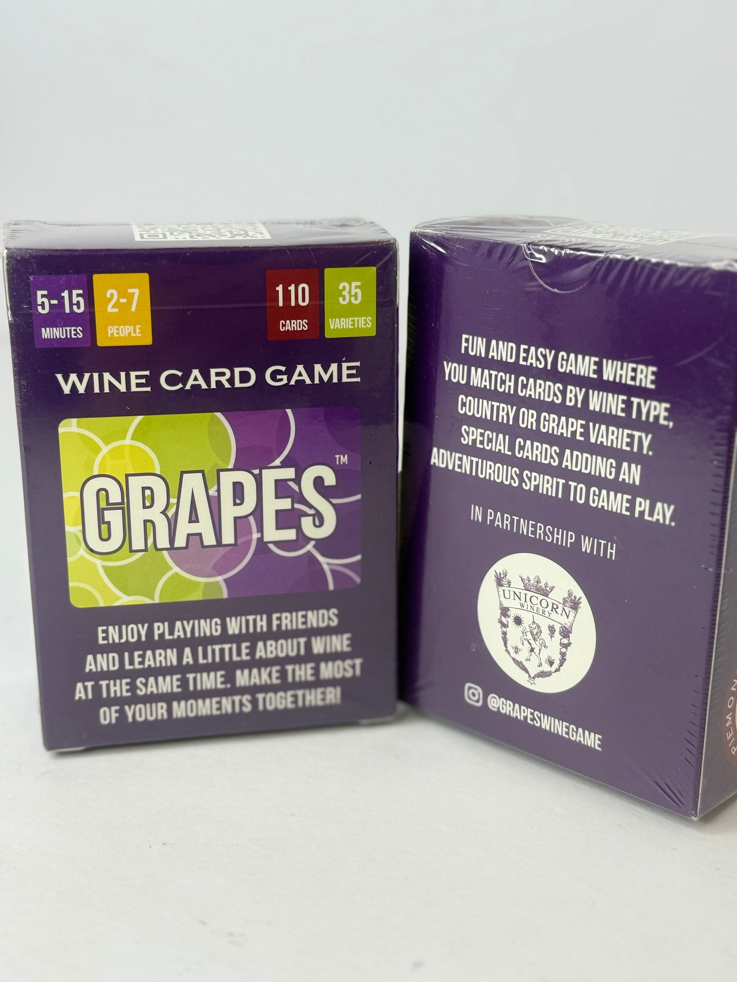GRAPES Wine Card Game - Flip It Now