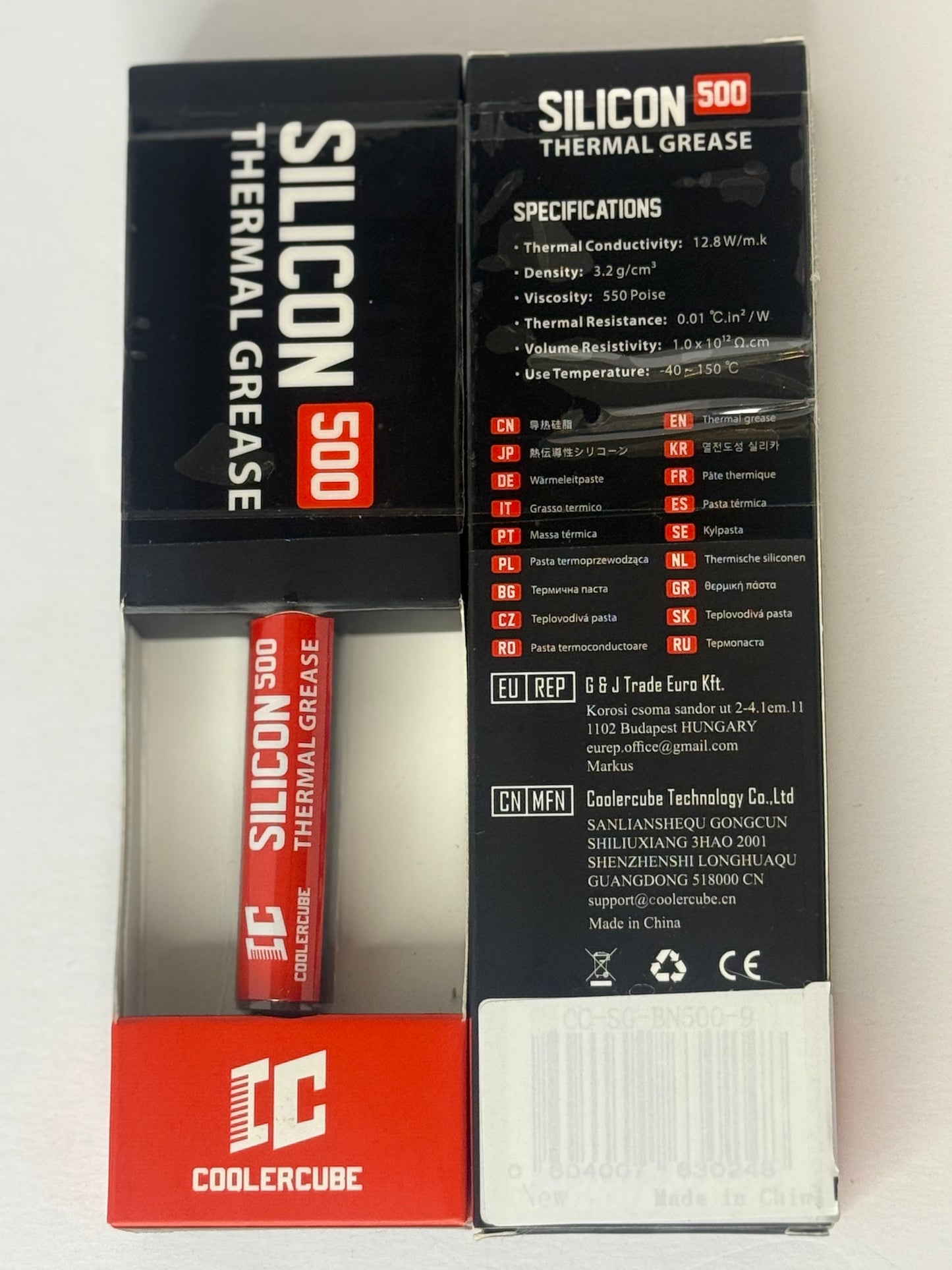 (2) Thermal Paste, 3g CPU Thermal Compound Paste, Heatsink Paste for All Coolers, CPU, GPU, IC Processor, Carbon Based High Performance, Thermal Interface Material