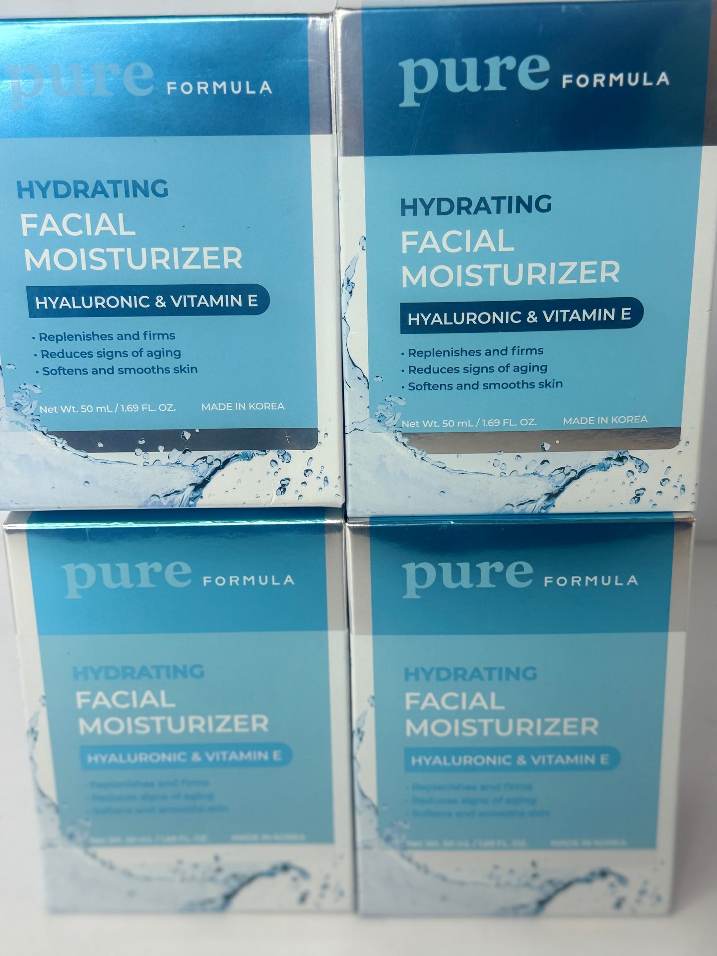 (x4) Pure Daily Care Essential Hyaluronic Moisturizer (1.69 Oz) - Hydrating Silicone-Free Daily Clean Beauty Face Cream For All Skin Types - Flip It Now