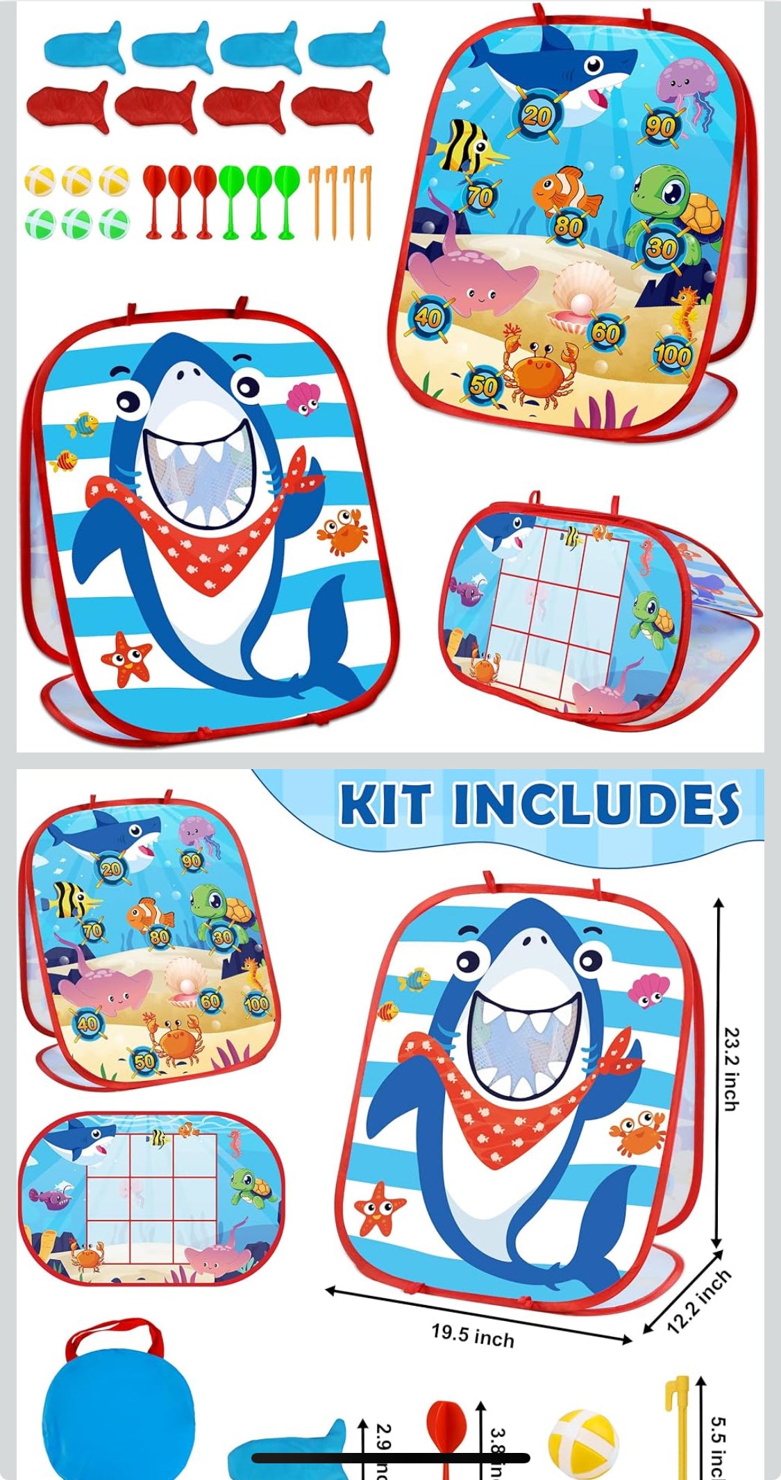 Bean Bag Toss Game for Kids, Toddler Toys for Party Games and Outdoor Toss Games, Gift for Birthday or Christmas for Kids Aged 3 4 5 6 7 8 Year Old - Flip It Now