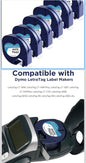 6-Pack 91331 Plastic White Label Tape Replacement for Dymo Letratag Refills 12mm x 4m 1/2 Inch x 13 Feet Work with DYMO LetraTag LT-100H LT-100T QX50 Label Makers - Flip It Now