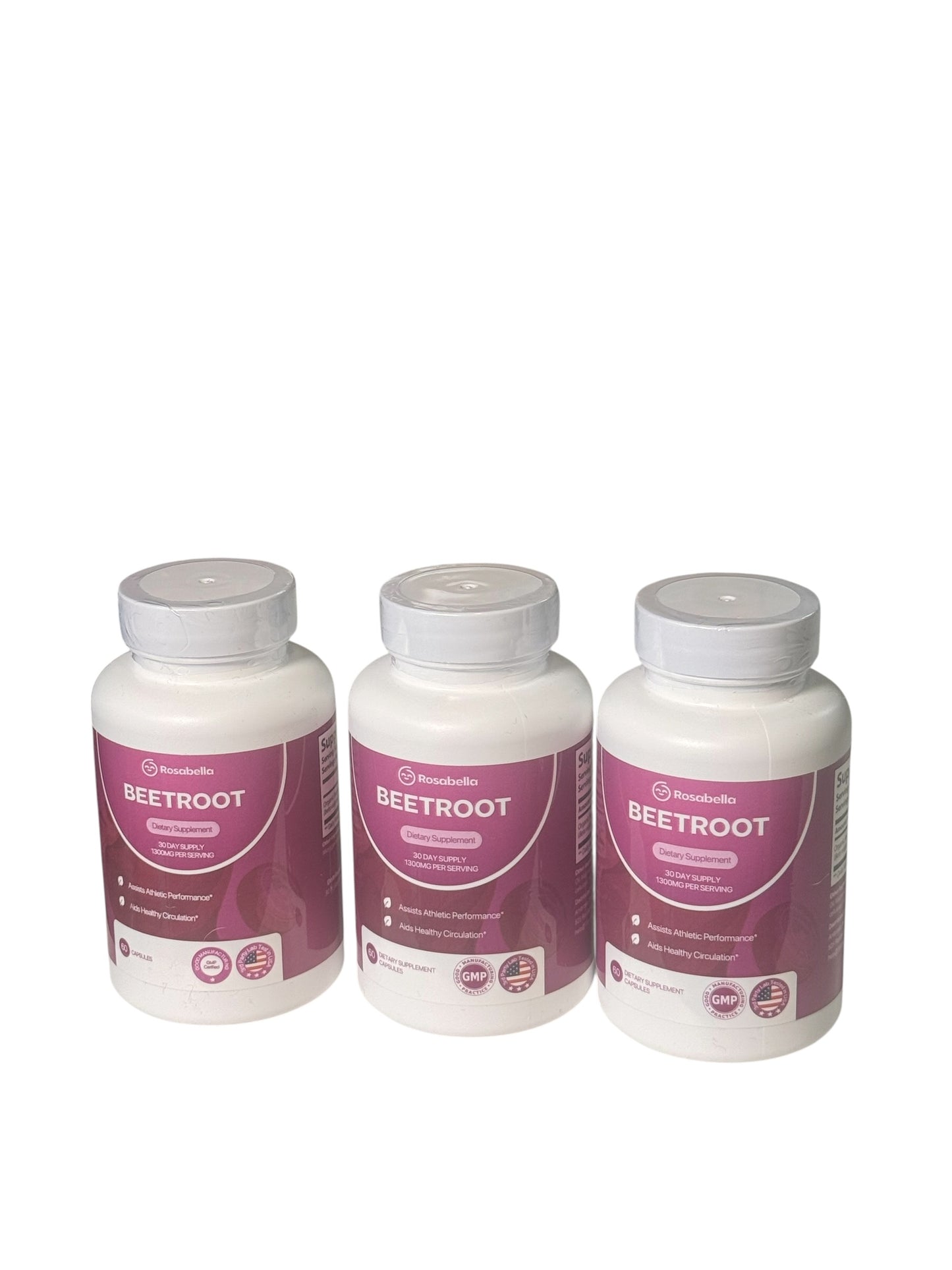 Rosabella Organic Beetroot 60 Cap Supplement Natural Energy 10/27 Beet Root