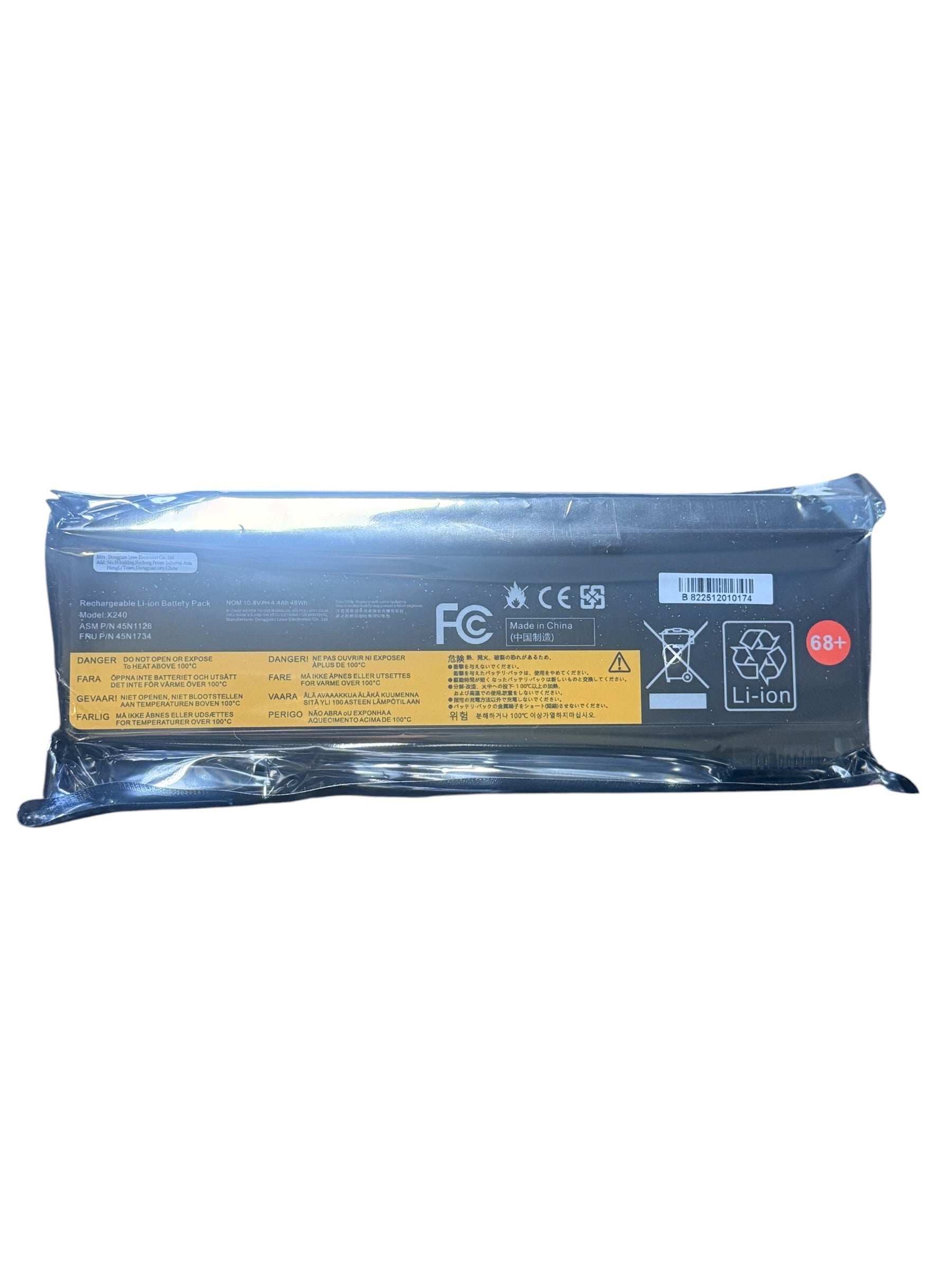 Battery for Lenovo THINKPAD T440S 20AQ THINKPAD X240 20AL 5200mah 6 Cell - Flip It Now