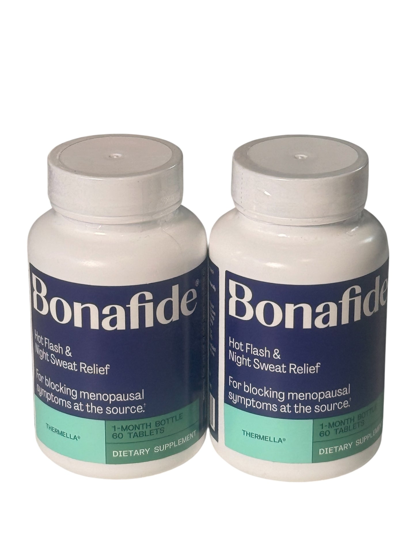 Bonafide Thermella Hot Flash Night sweat Relief Supplement 60 Tablets 1 Month Supply  7/27 x(2)