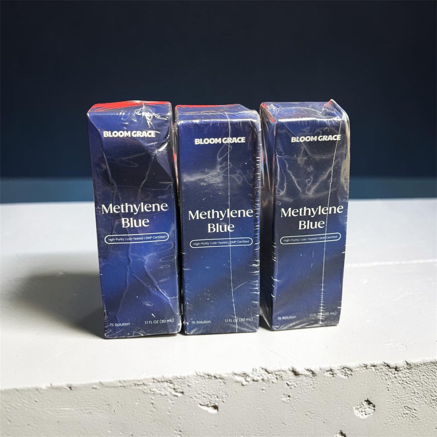 Methylene Blue 99.99% with Dropper 4.06 oz. High purity bloom grace 1% solution