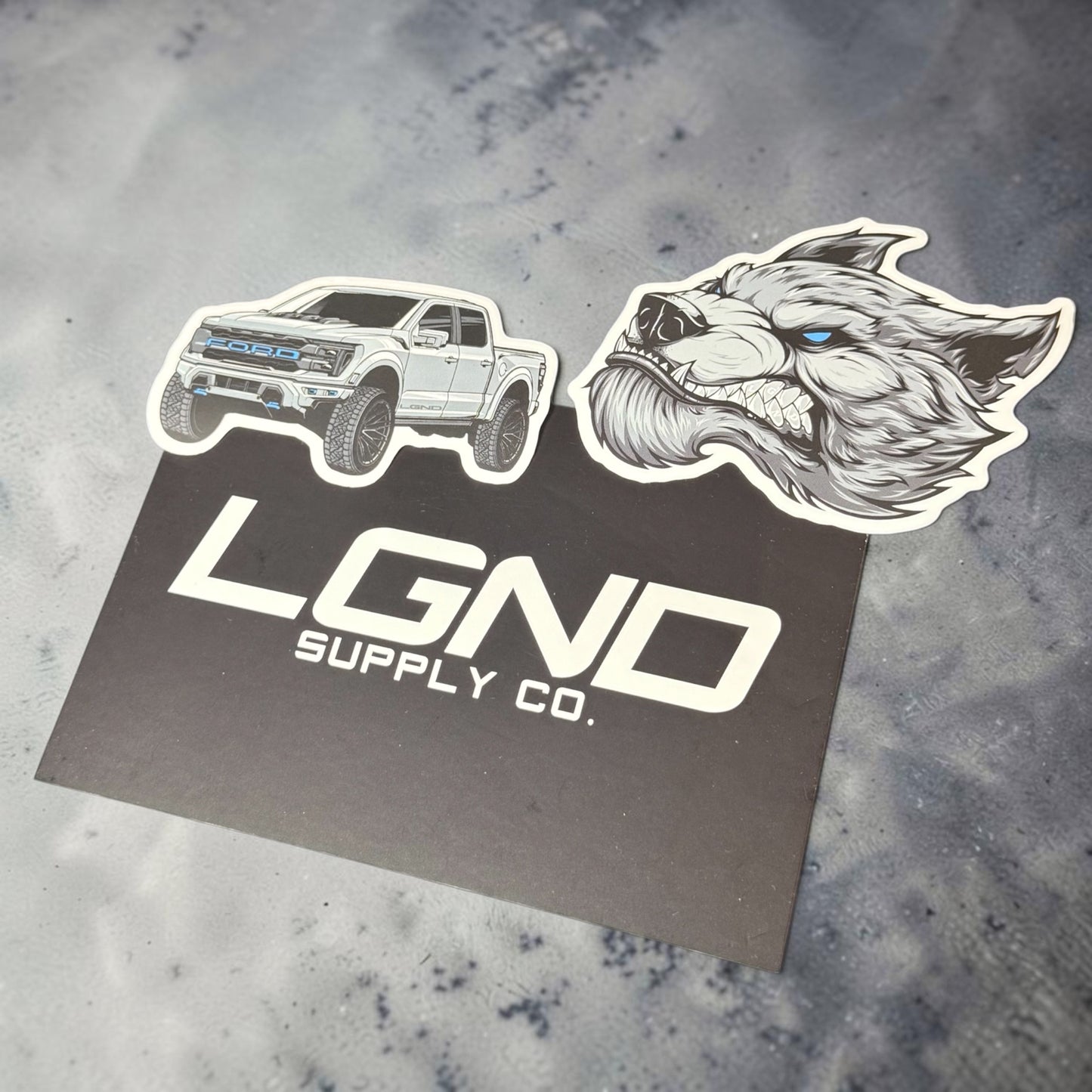 LGND Supply Co Shirt Mens L Black Crew Neck Double-Sided Tagless *detail combo Automotive NIB - Flip It Now
