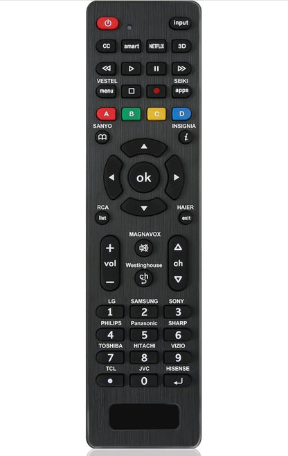 Universal Remote Control for RCA, Westinghouse, Emerson, LG, Samsung, Insignia, Magnavox,Element and More Brands Universal TV Remote. - Flip It Now