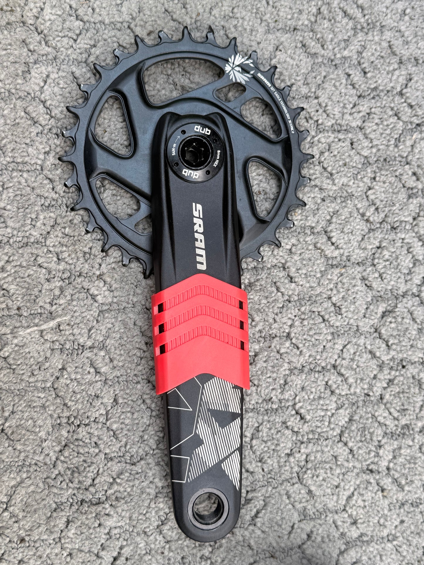 SRAM NX Eagle Boost Crankset - 170mm, 12-Speed, 32t, Direct Mount, DUB, Black - Flip It Now