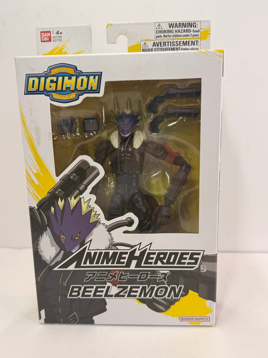Anime Heroes Bandai Digimon Beelzemon Action Figure | 6.5'' Tall Beelzemon Articulated Anime Figure with Extra Set of Hands and Accessories | Collectable Anime Merch Digimon Figure Beelzemon - Flip It Now