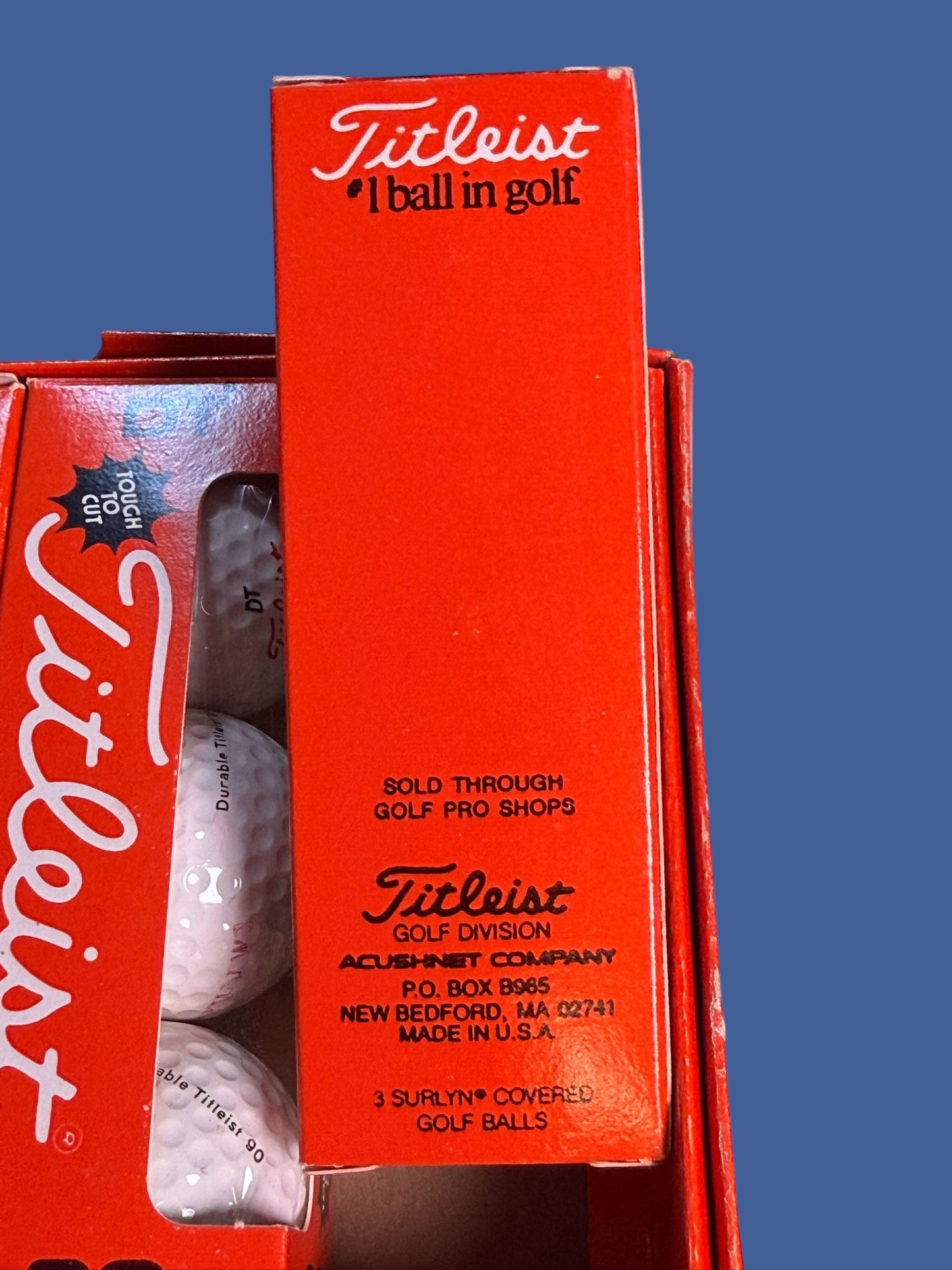 Vintage Titleist DT 90 Surlyn Covered Golf Balls - One Dozen - Flip It Now