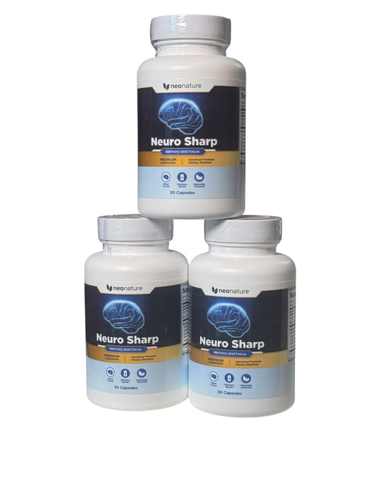 Neuro Sharp Memory Focus Cognitive Support Dietary Supplement 30 ct - x(3) EXP: 10/27 - Flip It Now