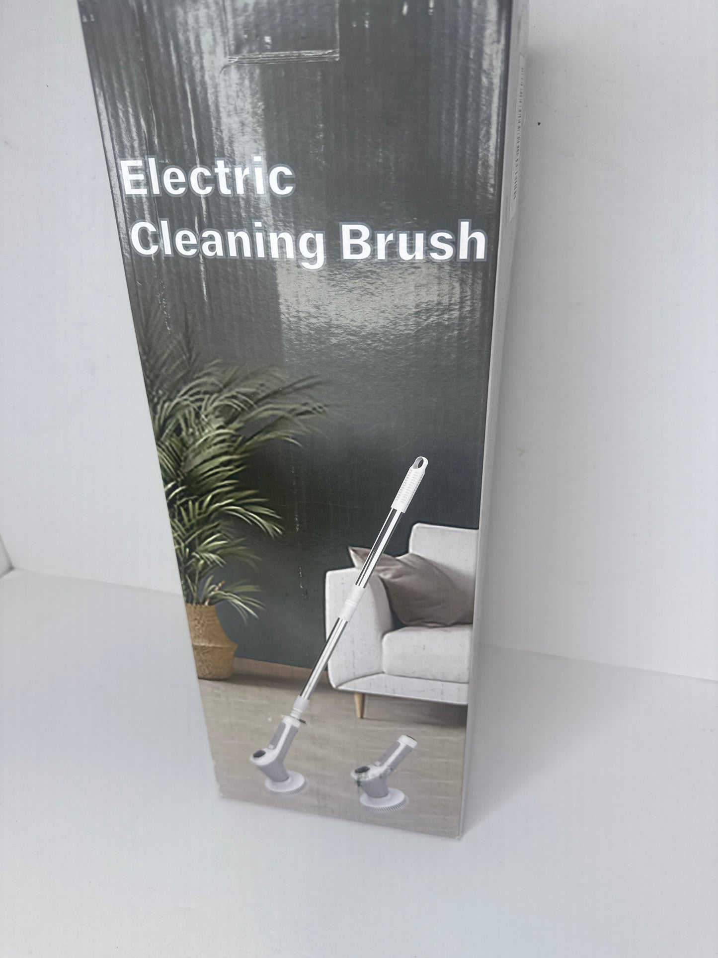 Electric Spin Scrubber, Cordless Cleaning Brush IPX7 Waterproof with 6 Replaceable Brush Heads, 2H Power Dual Speed, Shower Scrubber with Extension Handle for Bathroom Tub Tile Floor Car