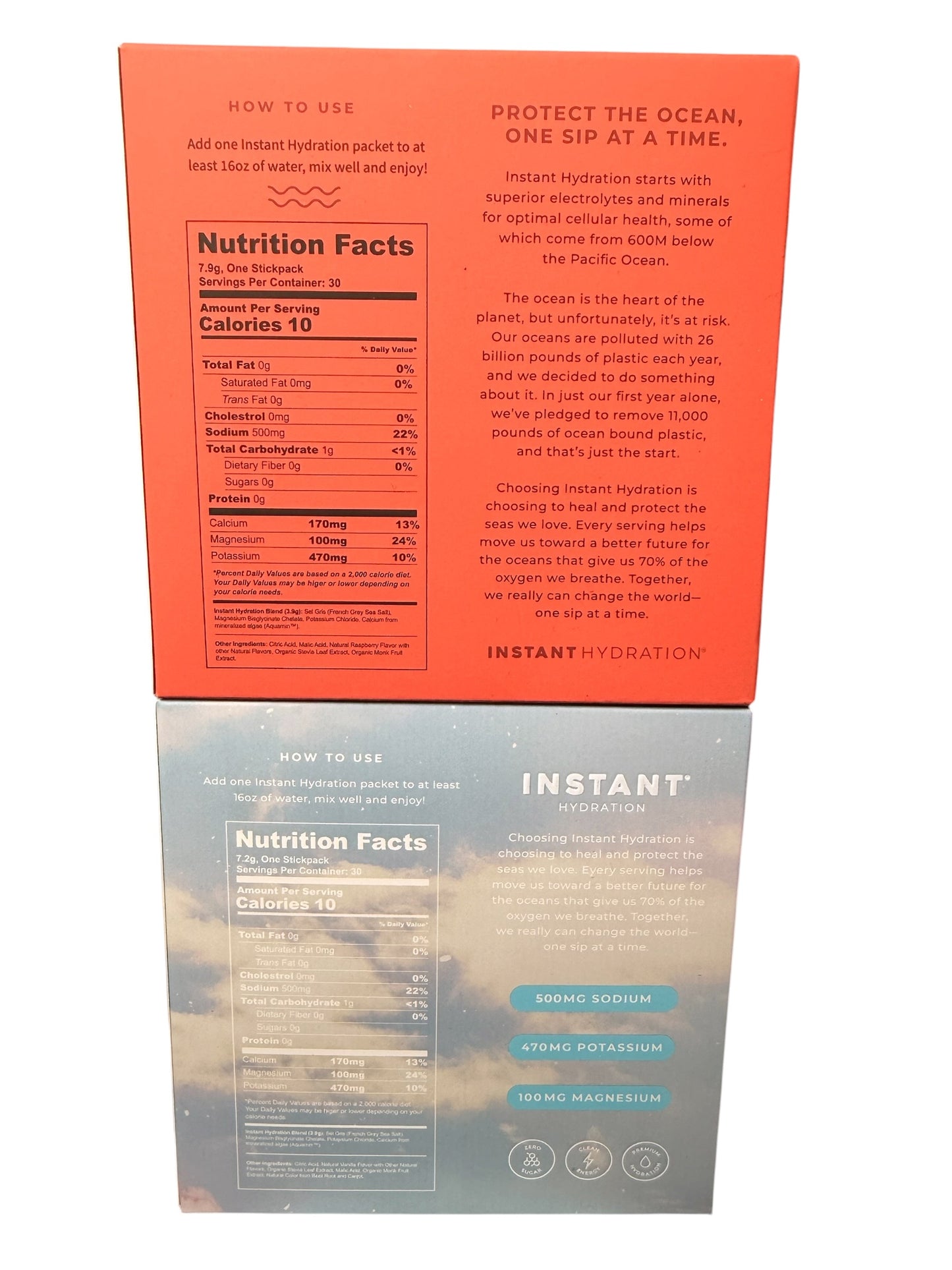 Instant Hydration Laura Beverlin Cotton Candy raspberry *COMBO 60 Packs total + vitamin D+K