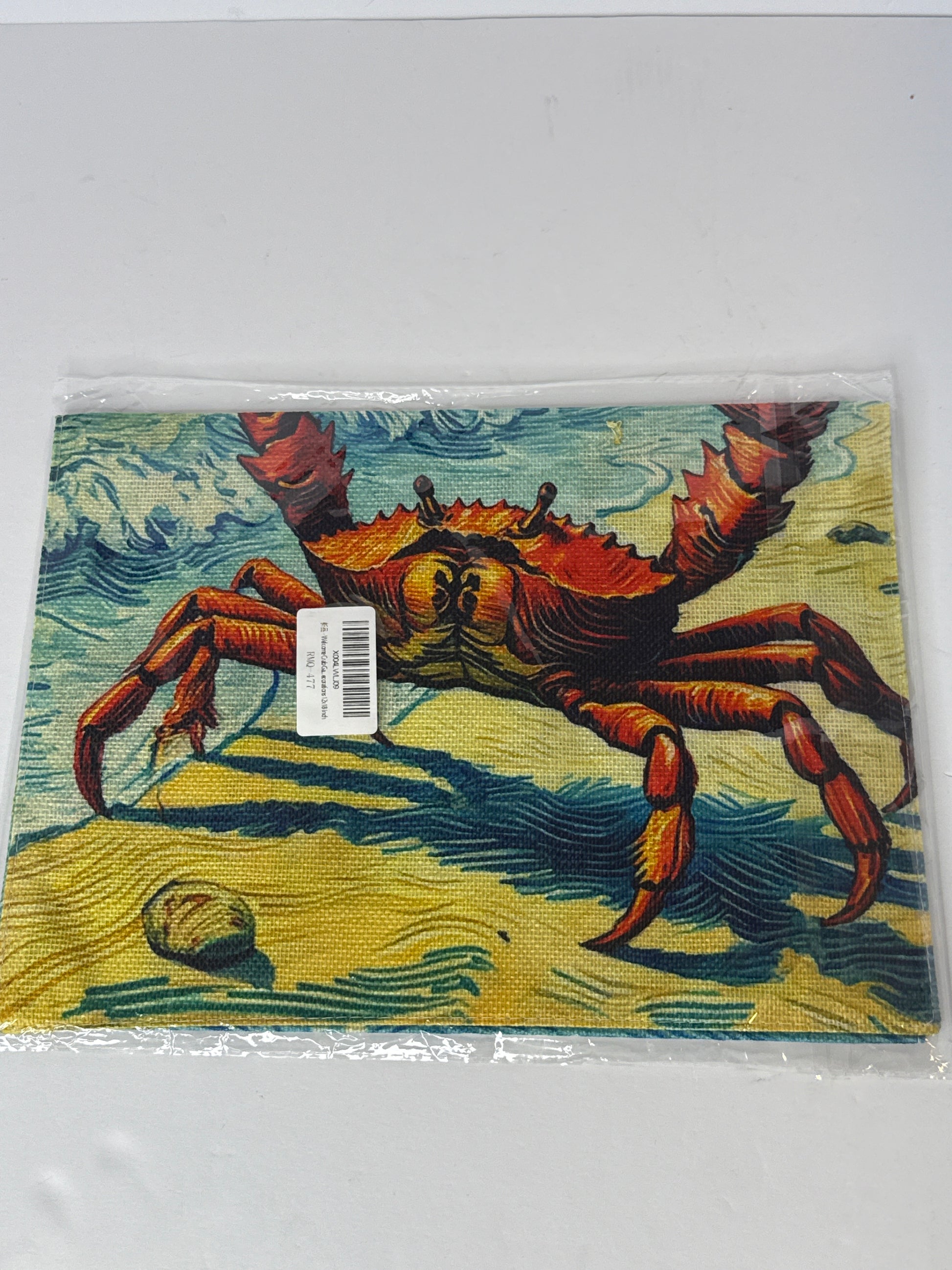 DLZDN Welcome Coastal Crab Garden Flag Beach Starfish Garden Flag 12×18 Inch Double Side Vertical Burlap Farmhouse Yard Flag Summer Ocean Nautical Outdoor House Decoration - Flip It Now