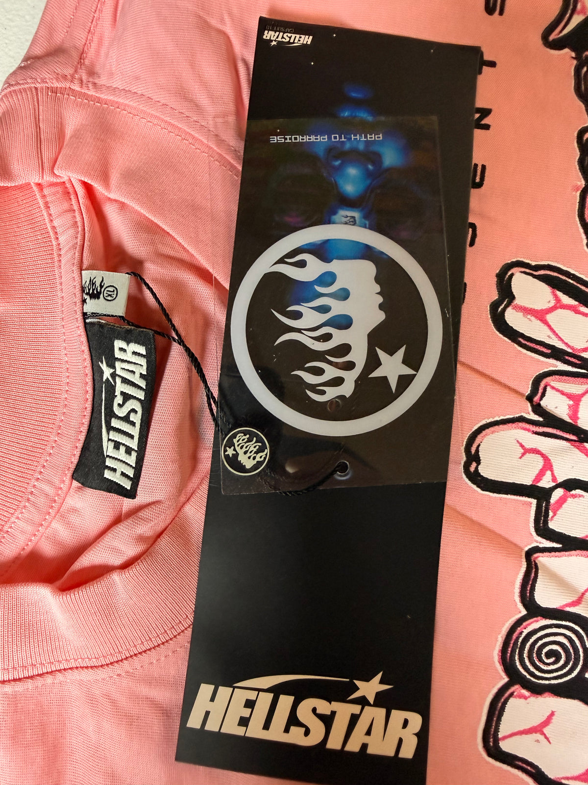 Hellstar Brainwashed 3005 World Tour Tee Pink - Flip It Now