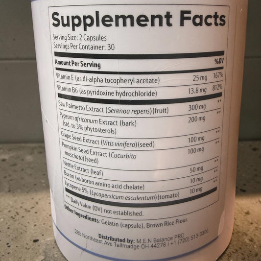 Men Balance Pro – Plant-Based Men’s Formula – Natural Capsules with Vitamins, Minerals & Botanical Extracts – Made in USA, Non-GMO, Vegetarian,GMP-Certified – 180 Capsules , 3 Month Supply - Flip It Now