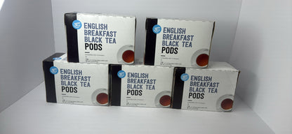 Amazon Brand - Happy Belly Tea Pods, English Breakfast, 24 Count, Compatible with 2.0 K-Cup Brewers - Flip It Now