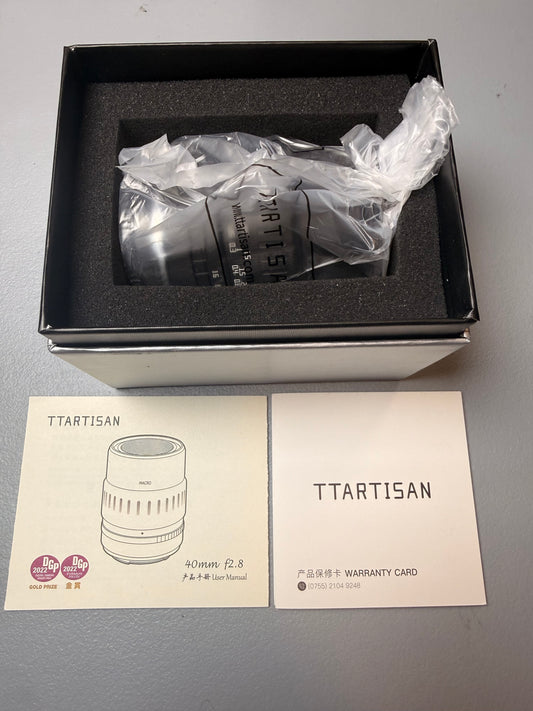 TTArtisan 40mm f/2.8 Macro Lens for FUJIFILM X-mount - Flip It Now