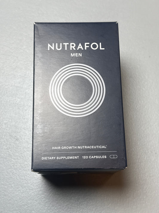 NUTRAFOL Men Hair Growth Nutraceutical 120 Capsules NEW - EXP 07/27