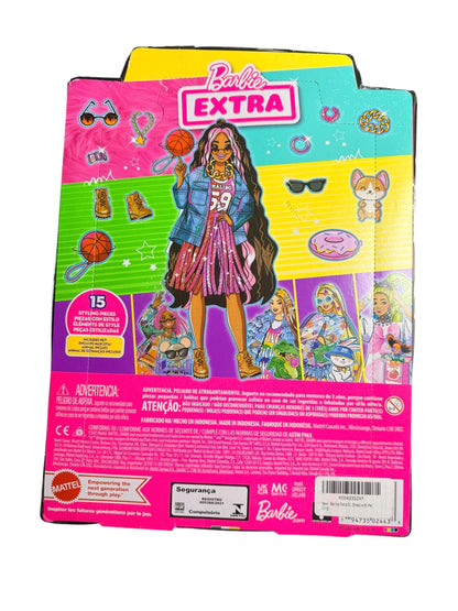 Barbie Extra Doll 13 Discont in Basketball Jersey Dress w/ Accessories+ Pet, NIB - Flip It Now