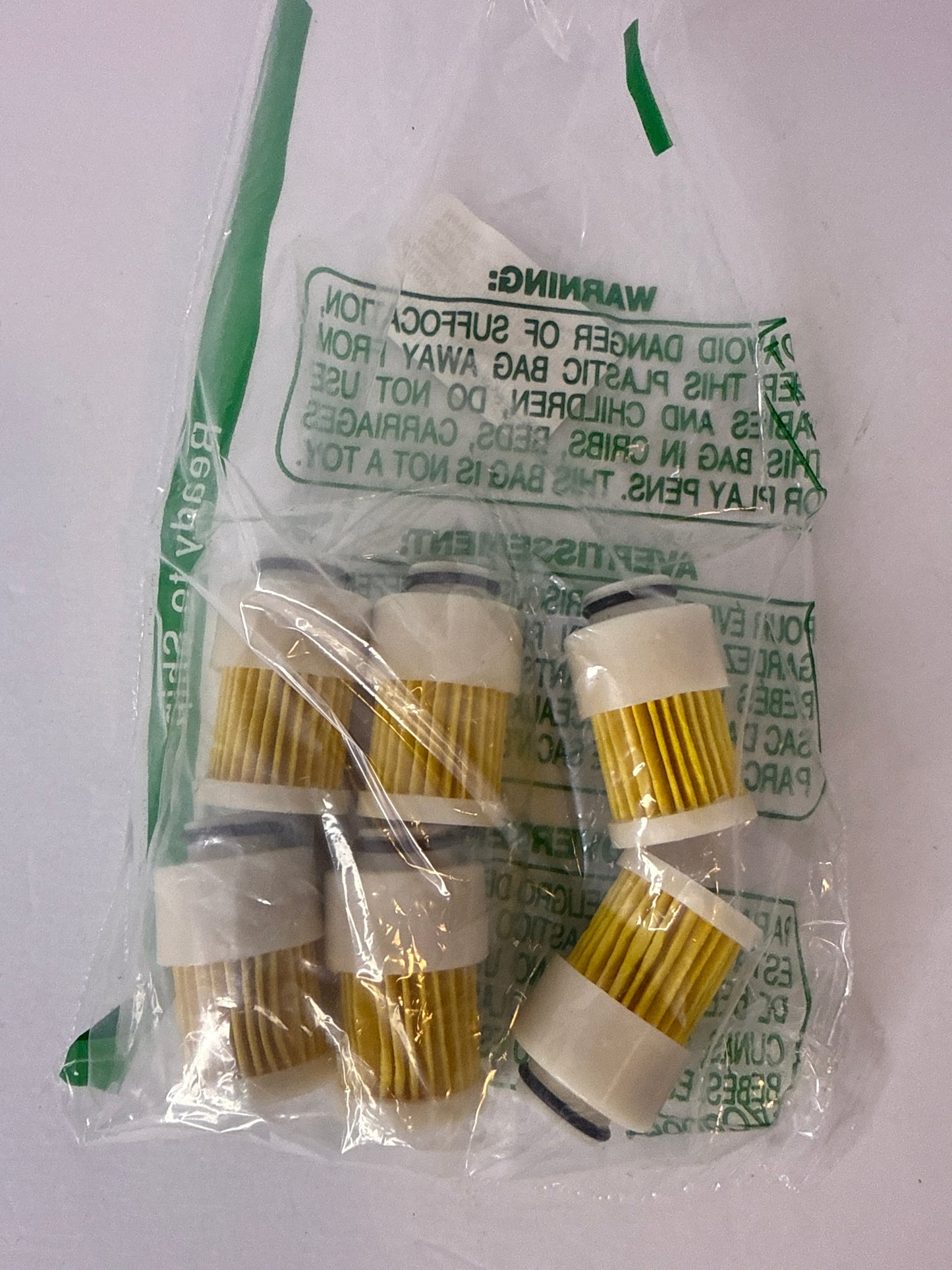 (6) 68V-24563-00-00 Fuel Filters Replacement for Mercury 881540 Sierra 18-7979 Yamaha 4 Stroke Outboard 50HP 60HP 75HP 90HP 115HP Motors, Pack of 6 - Flip It Now