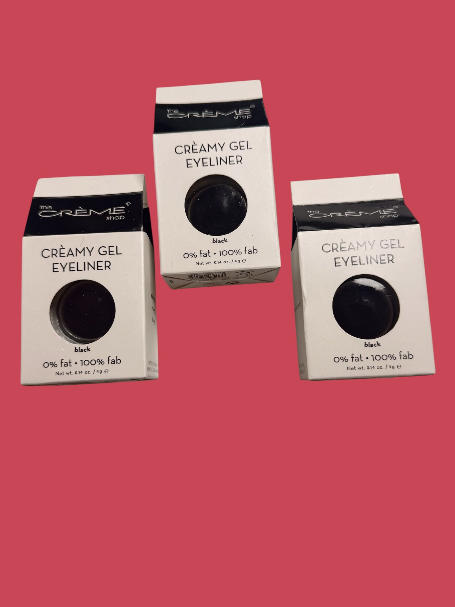 Lot of (3) The Creme Shop Creamy Gel Eyeliner - Black - Flip It Now