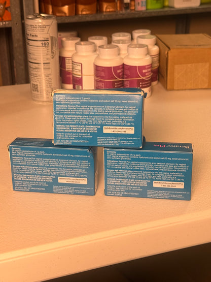 Bonafide Revaree Plus Vaginal Moisturizer Suppositories (10) ct. EXP. 03/31/2028