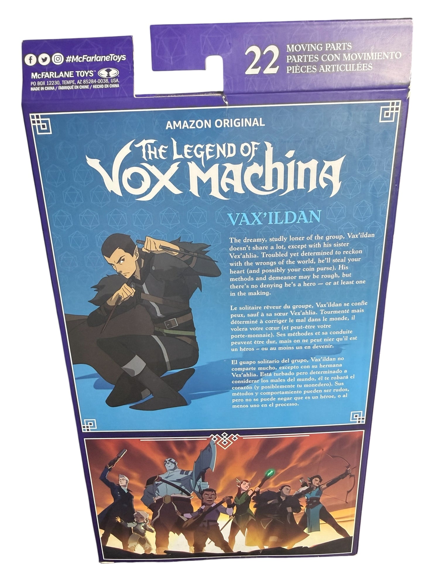 6" VAX'ILDAN & KEYLETH Action Figure Lot Critical Role Vox Machina Netflix DnD - Flip It Now