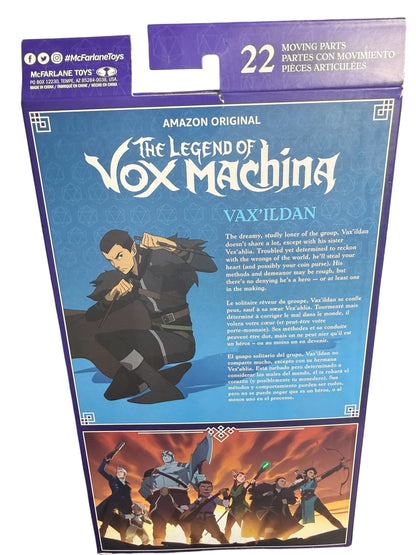 6" VAX'ILDAN & KEYLETH Action Figure Lot Critical Role Vox Machina Netflix DnD - Flip It Now