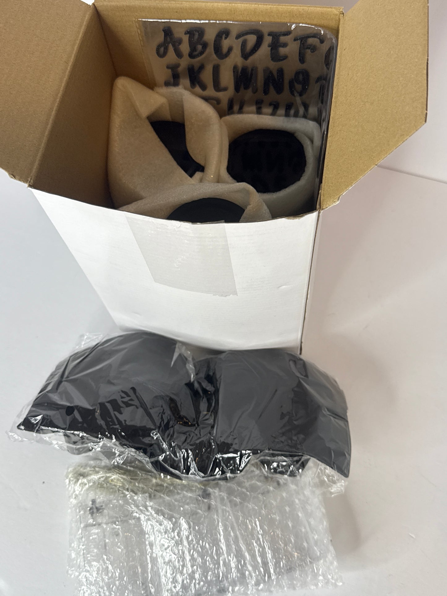 15 Pcs DIY Graduation Party Themed Plastic Jar Graduation Candy Gift LED Battery Operated Light Self Adhesive Glitter Alphabet Letter Stickers Graduation Cap Decoration Supplies(Black) - Flip It Now