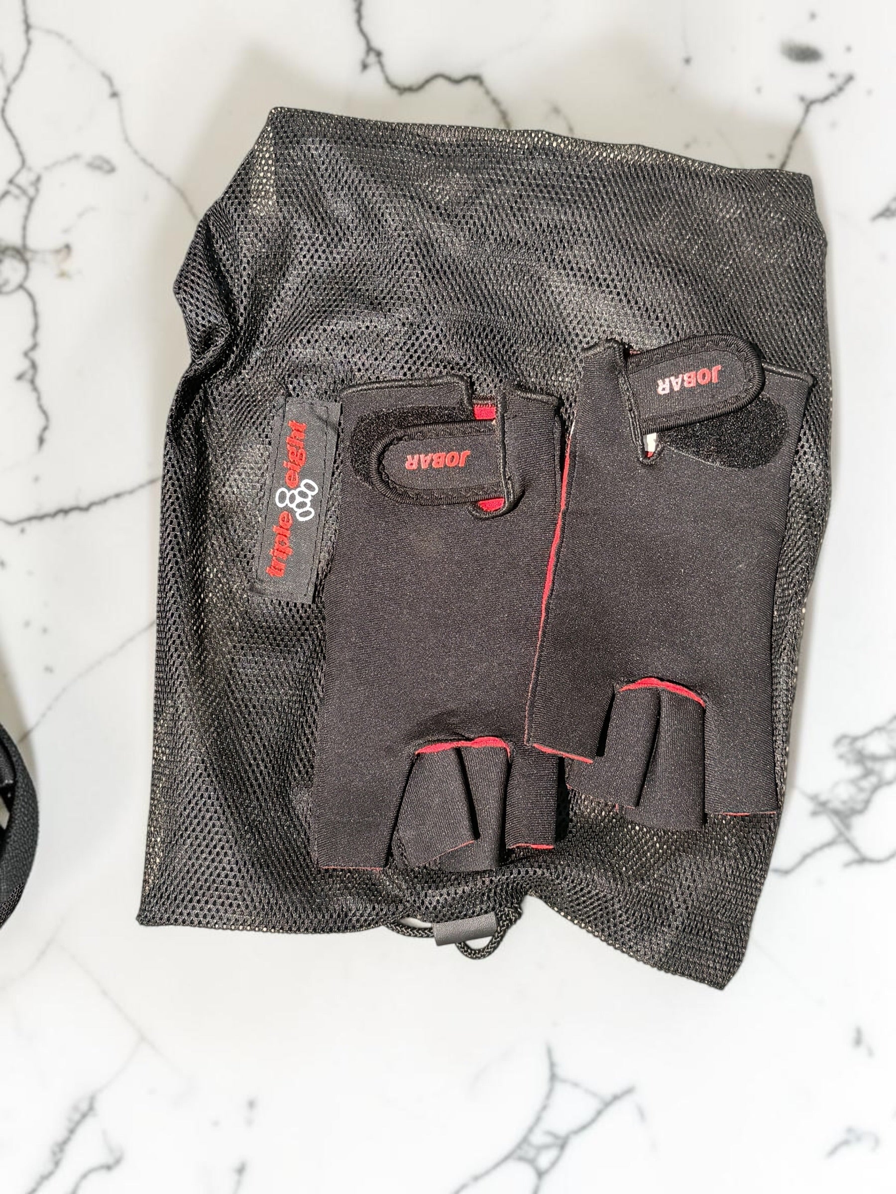 Triple 8 Bumsaver S-Black Hip Pads *with gloves, fly racing and gear bag - Flip It Now