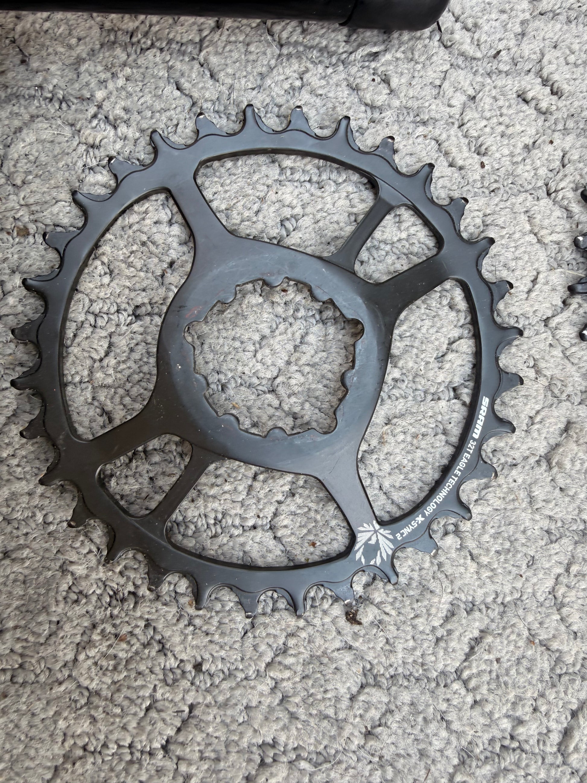 SRAM NX Eagle Boost Crankset - 170mm, 12-Speed, 32t, Direct Mount, DUB, Black - Flip It Now