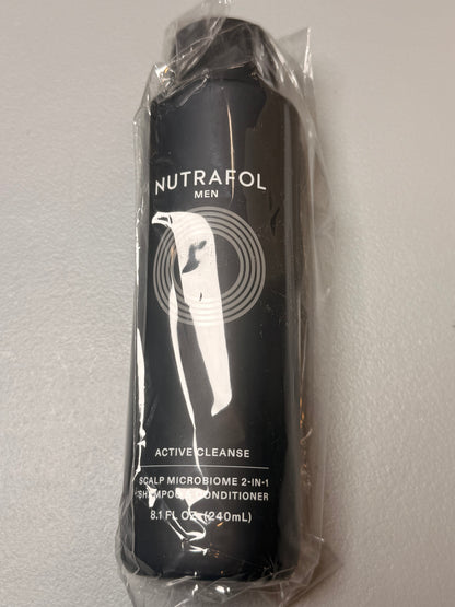Nutrafol Men's Shampoo and Conditioner 2-in-1, Scalp Microbiome ~ Sealed