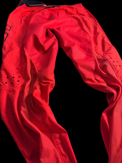 Fly Racing Radium Bicycle Pants Red/Black Size 28 - Flip It Now