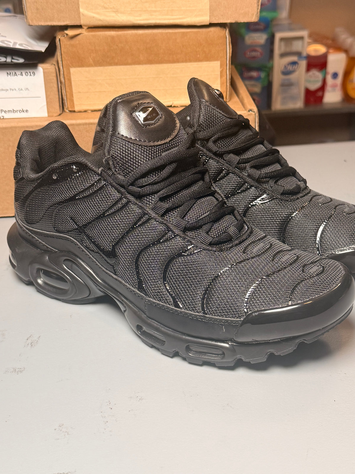 Nike Air Max Plus TN Triple Black Size 11 - Flip It Now