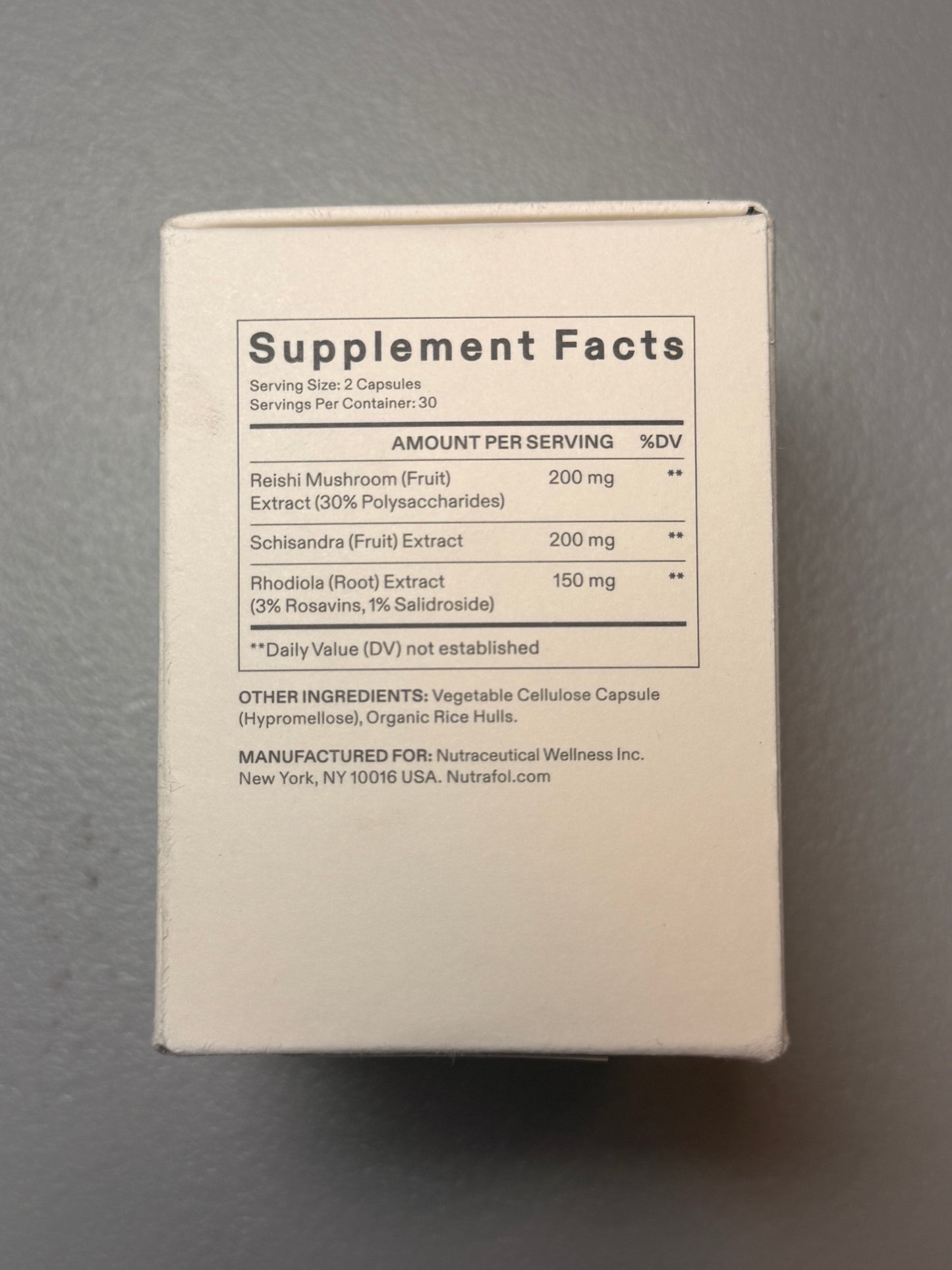 Nutrafol Stress Adaptogen  Hair Wellness Booster Dietary Supplement 60Caps 2027