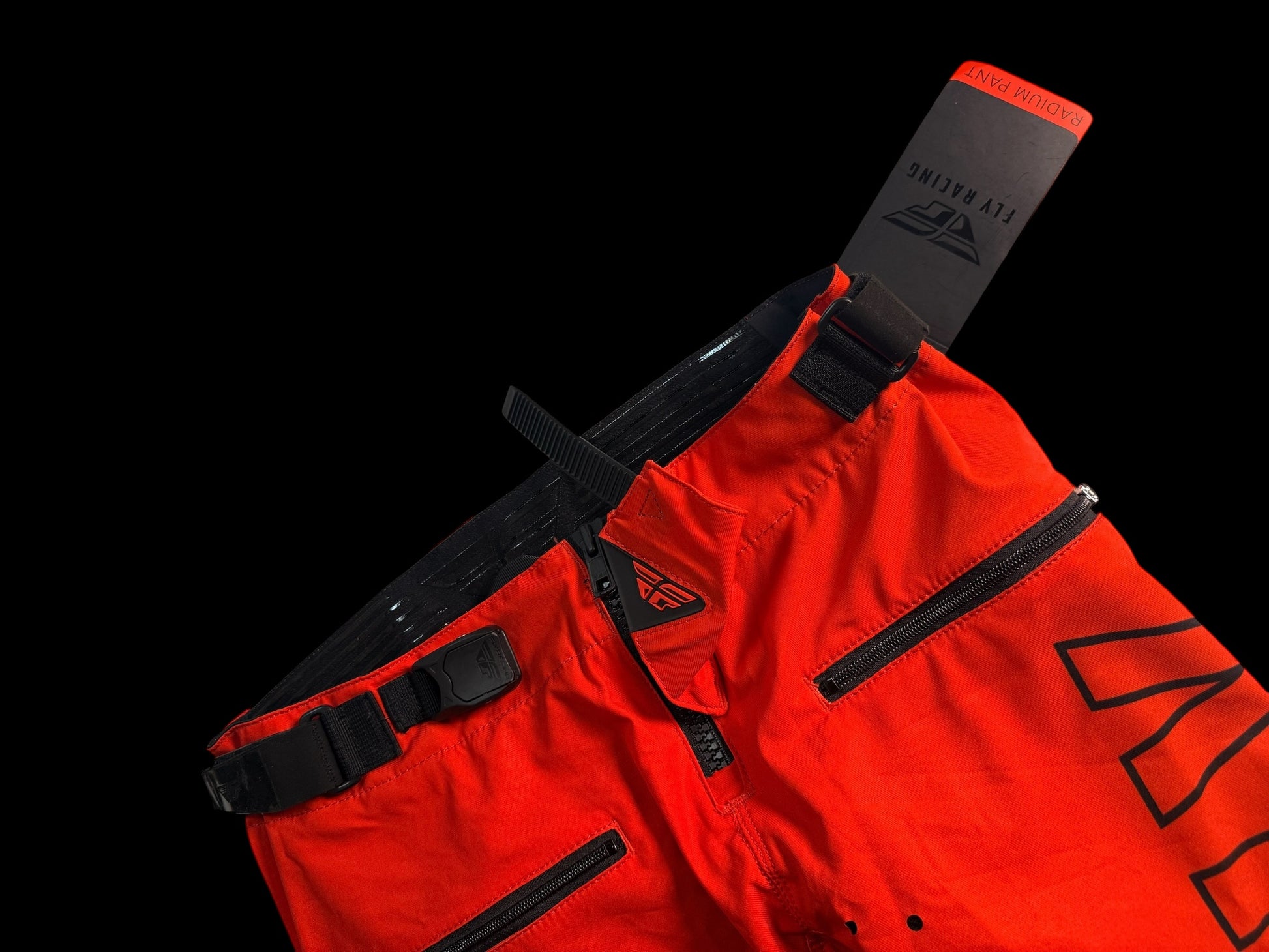 Fly Racing Radium Bicycle Pants Red/Black Size 28 - Flip It Now