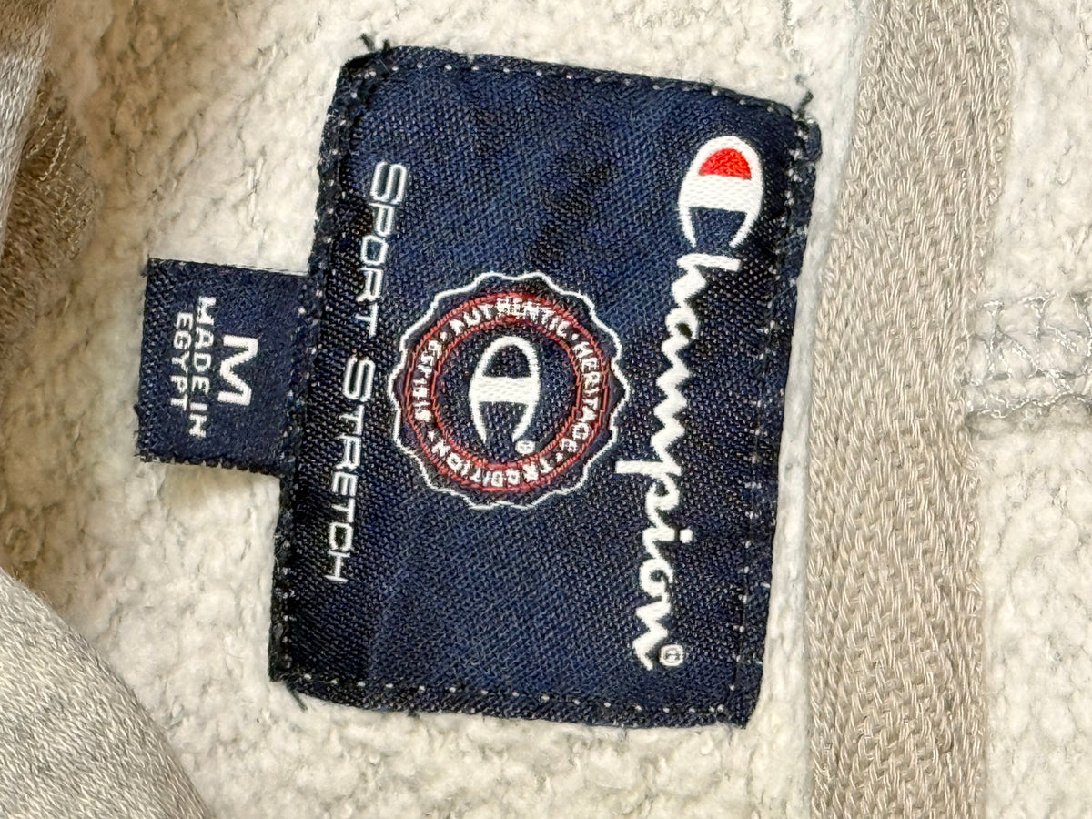Champion Cornell Hoodie Size M Heather Grey Sport Stretch Authentic - Flip It Now