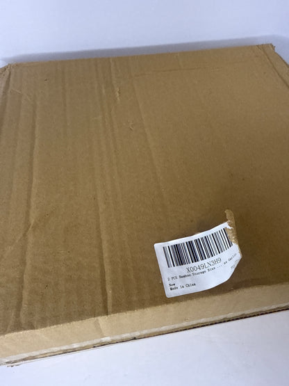 2 Pack Bamboo Storage Bins for Pantry Organization, Potato Onion Storage Containers - Kitchen Countertop Fruit Basket, Vegetable Produce Storage (2 Sizes)