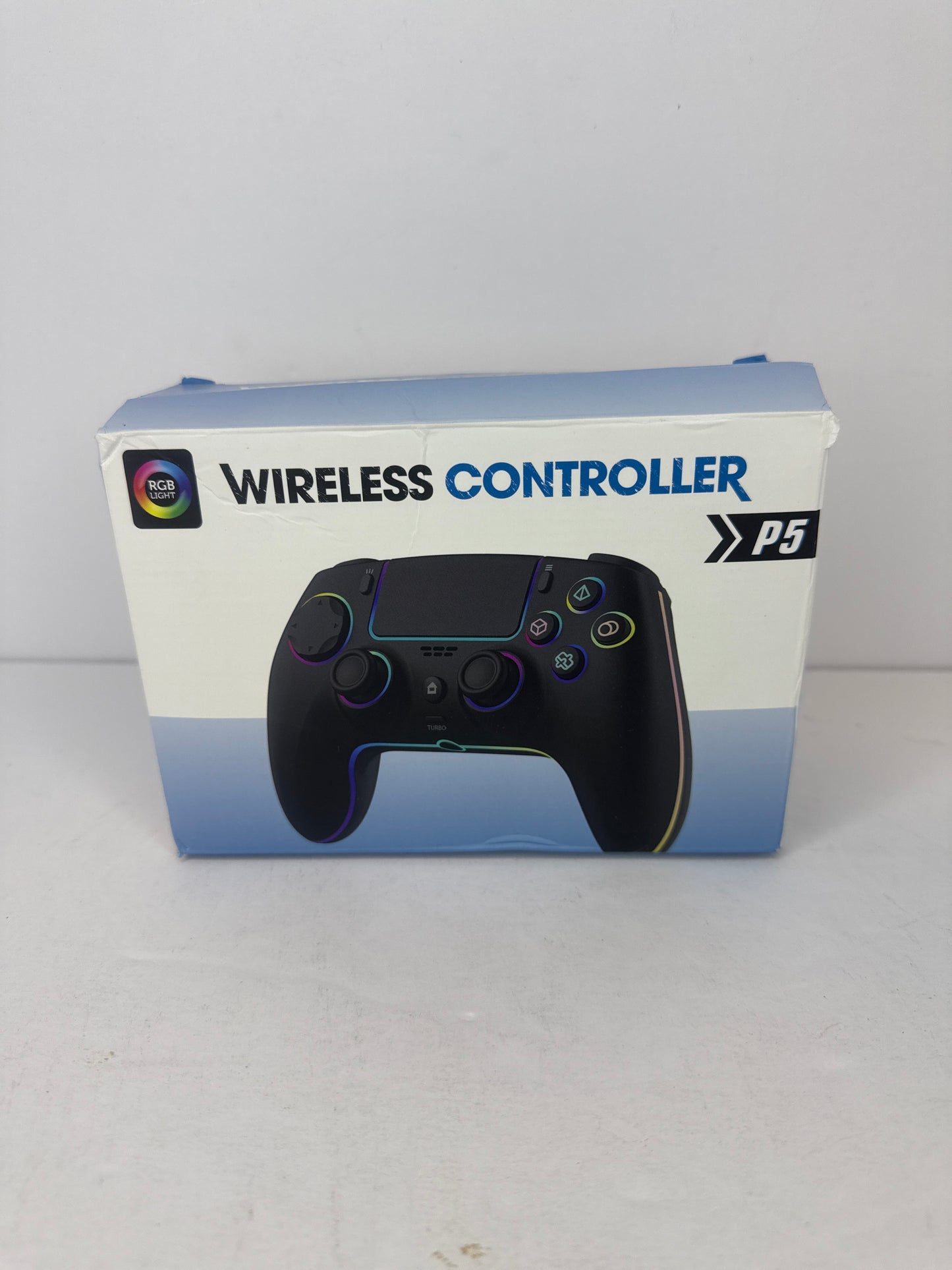 Wireless Controller For PS-5/PC/MAC/iOS/Android/Steam Deck, Gamepad with 7 Variable Color RGB Lights/Hall Effect Joystick/Dual Vibration/Turbo/Programmable/Headset Jack/Touchpad/1500 mAh Battery