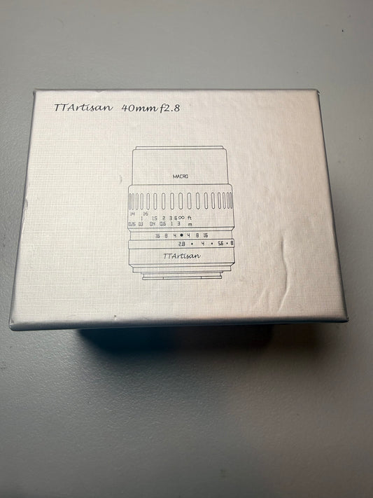 TTArtisan 40mm f/2.8 Macro Lens for FUJIFILM X-mount